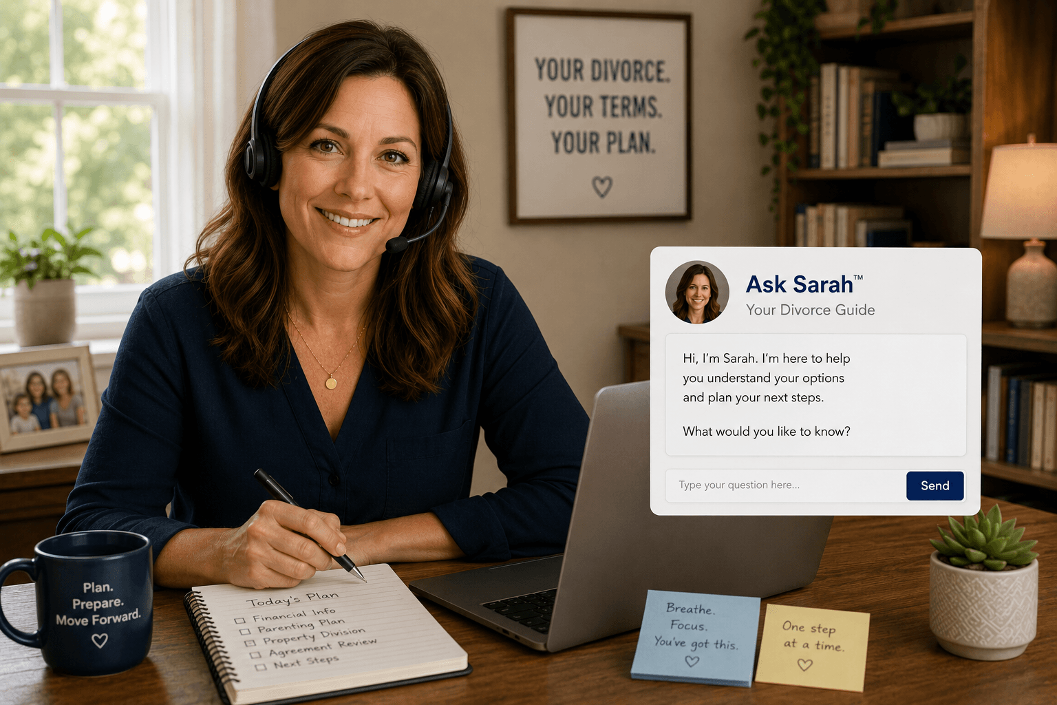 Ask Sarah – Virginia AI Divorce Assistant